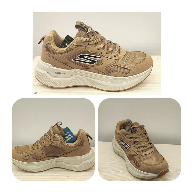 کتونی مردانه اسکیچرز SKECHERS زیره Ultra Go| رنگ خاکی | ام تی کالکشن